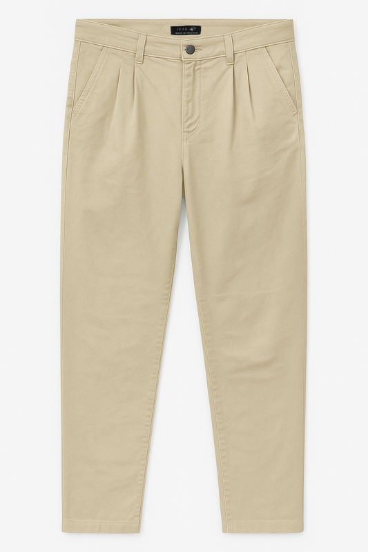 IVAR® Fawn Twill Straight Fit Pleated Pants