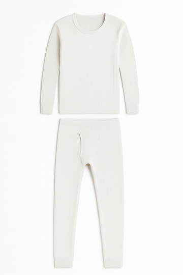 IVAR® Ribbed Compression Suit White