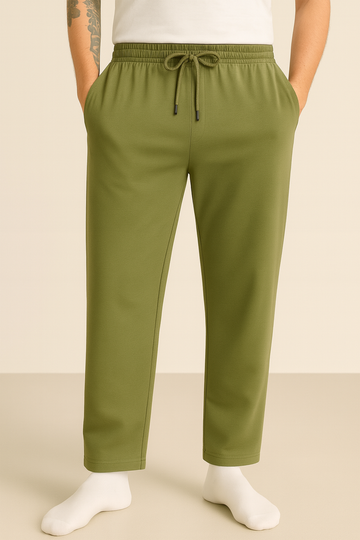 Mud green knitted Pajama (100% Combed Cotton)