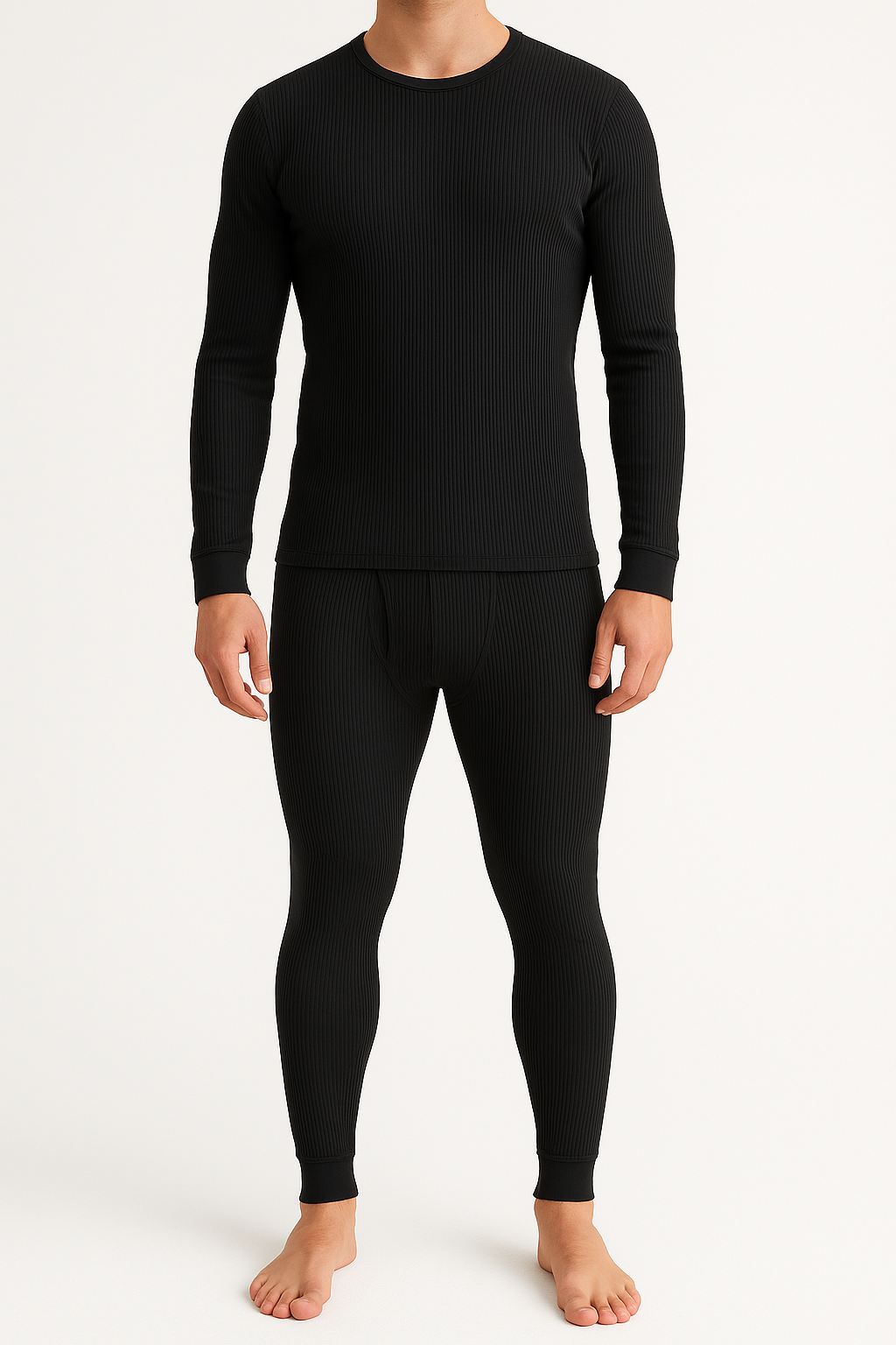 IVAR® Ribbed Compression Suit Black