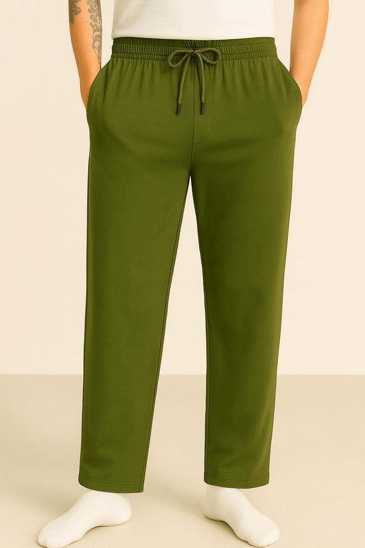 Army Green Knitted Pajama (100% Combed Cotton)
