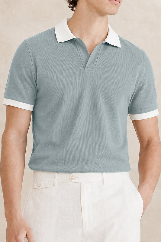IVAR® Mint Contrast J/C Polo