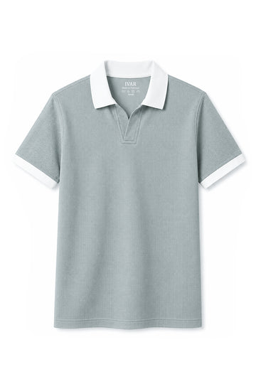 IVAR® Mint Contrast J/C Polo