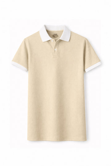 IVAR® Beige Contrast Polo