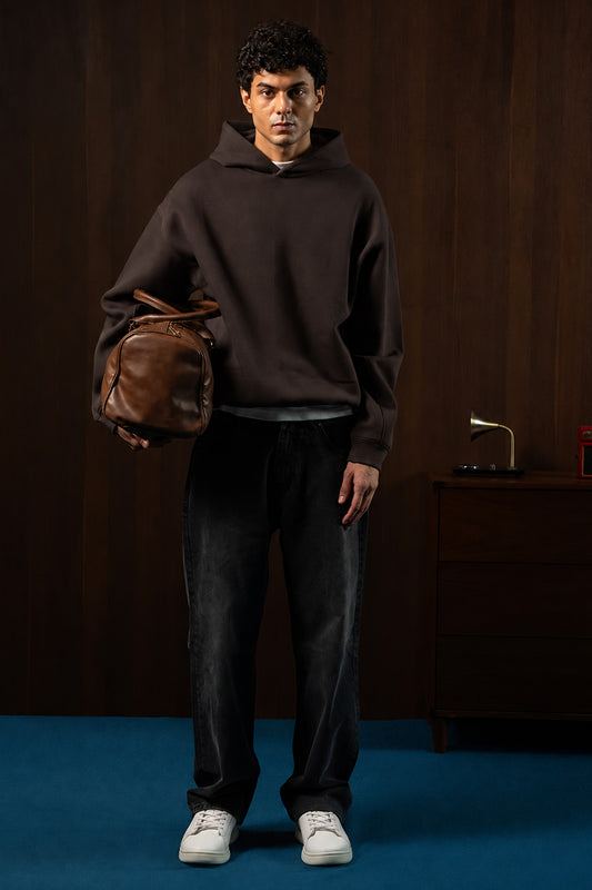 IVAR Brown Culture Heavy Fleece Hoodie