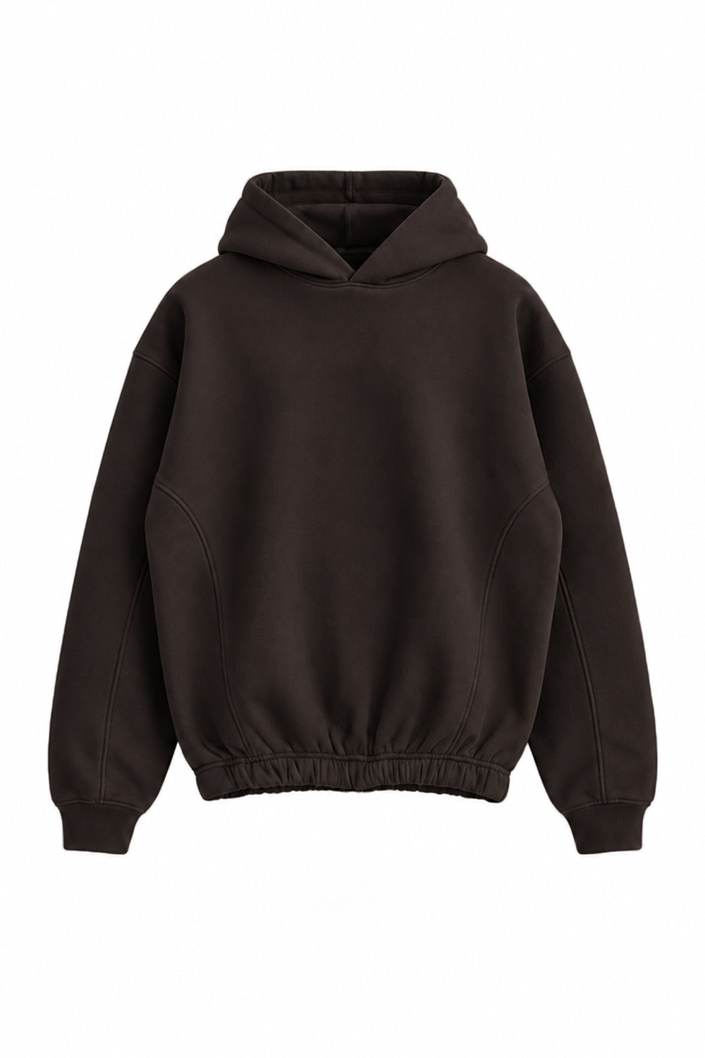 IVAR Brown Culture Heavy Fleece Hoodie – men's brown heavy fleece hoodie