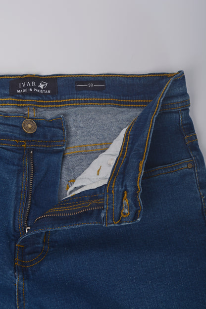 IVAR® Medium Blue Denim with Golden Thread