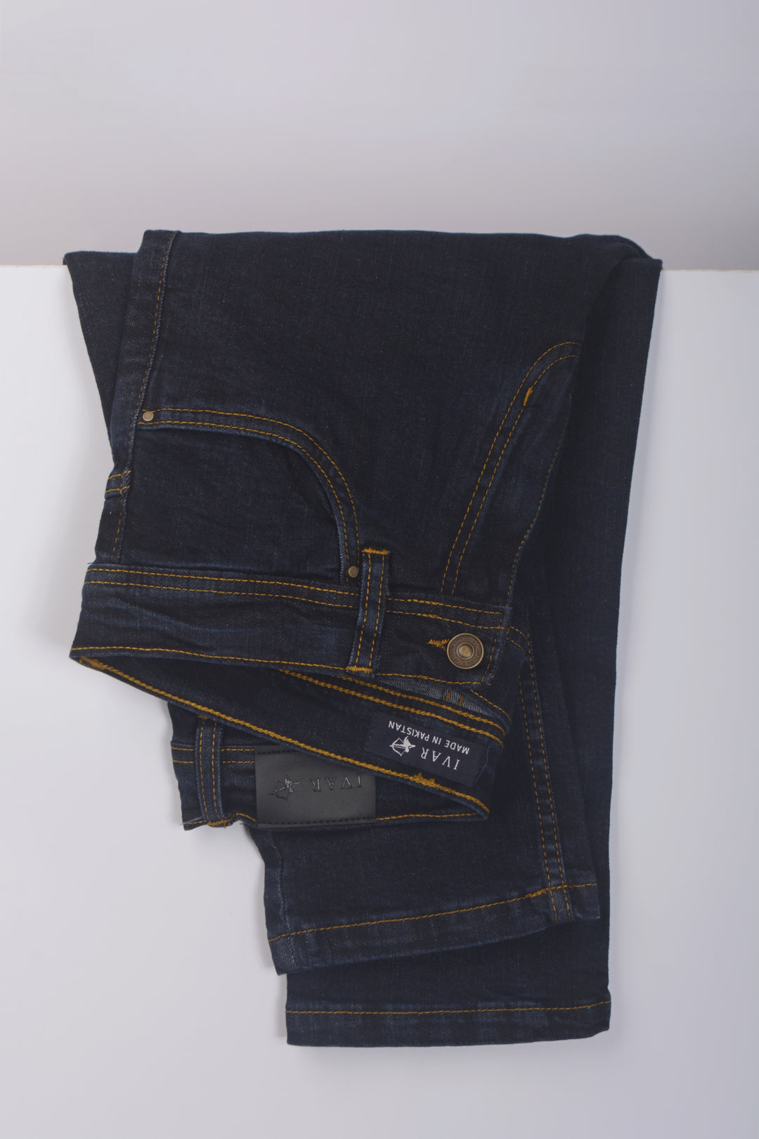 IVAR® Dark Blue Denim with Golden Thread