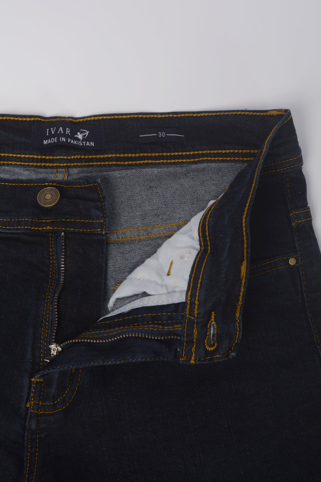 IVAR® Dark Blue Denim with Golden Thread