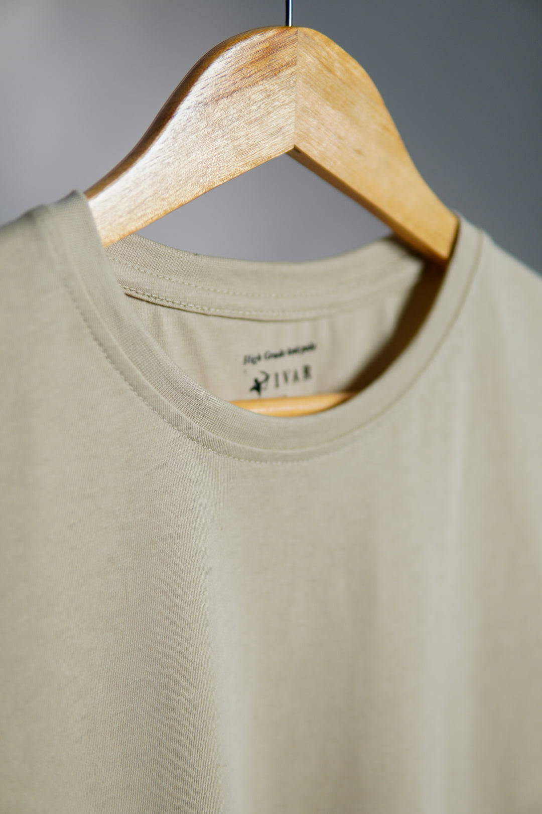 IVAR® Luxeknit Khaki shirt (Curved Hem design)