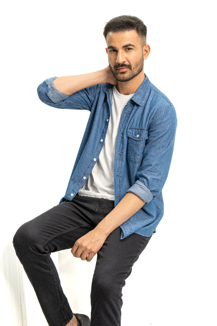 IVAR® Dark Blue AeroDenim Shirt