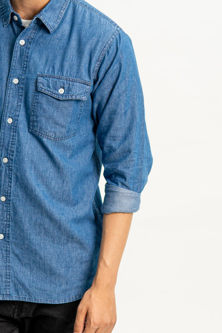 IVAR® Dark Blue AeroDenim Shirt