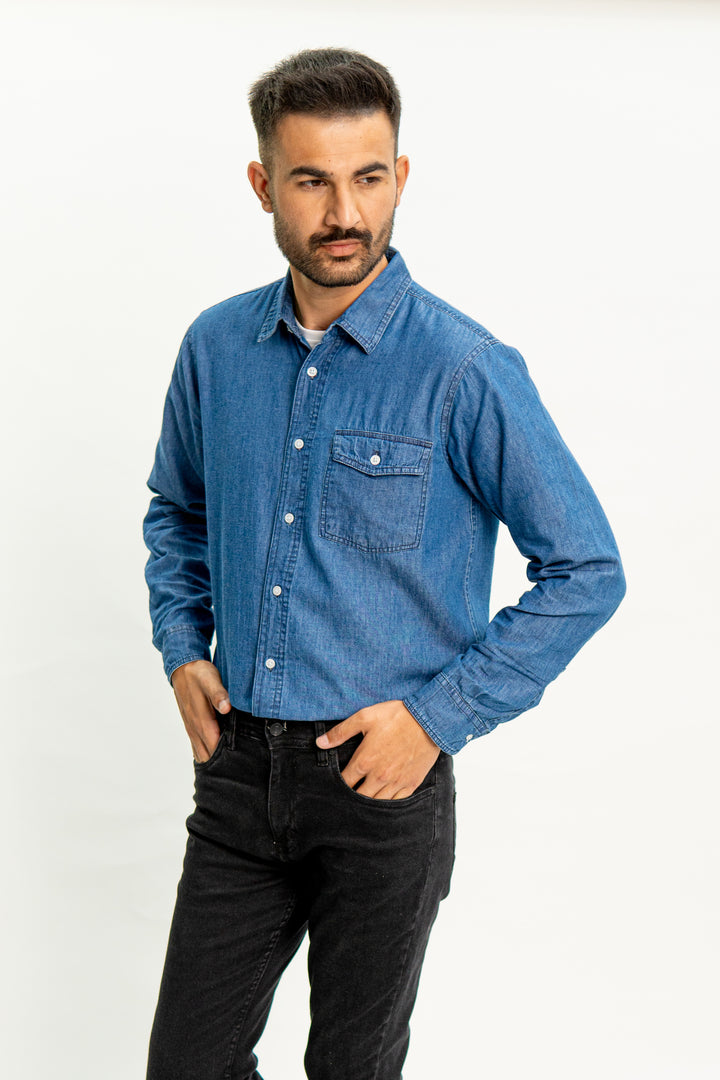 IVAR® Dark Blue AeroDenim Shirt