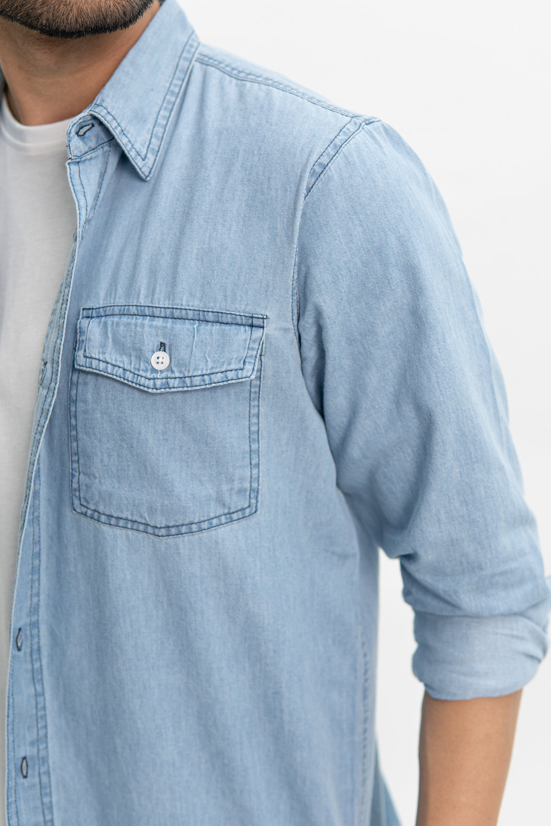 IVAR® Light Blue AeroDenim Shirt