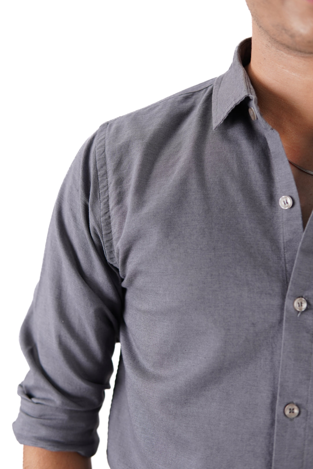 IVAR® Charcoal Linen Shirt