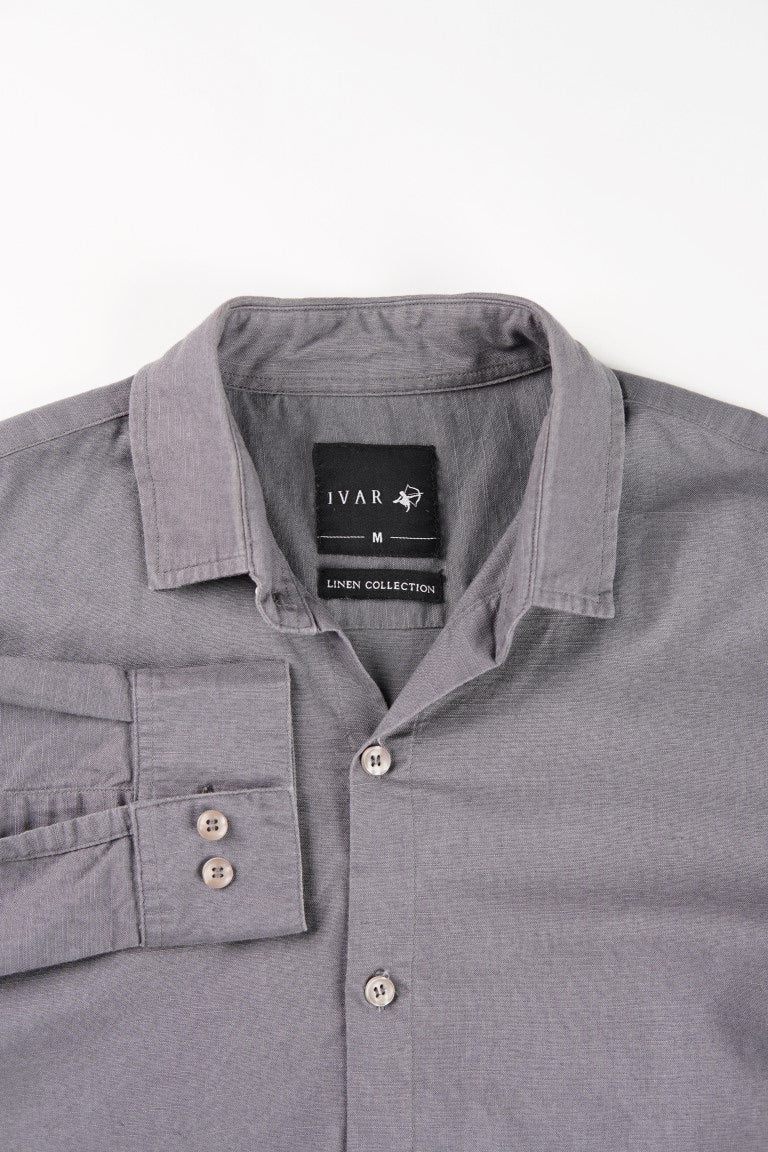 IVAR® Charcoal Linen Shirt