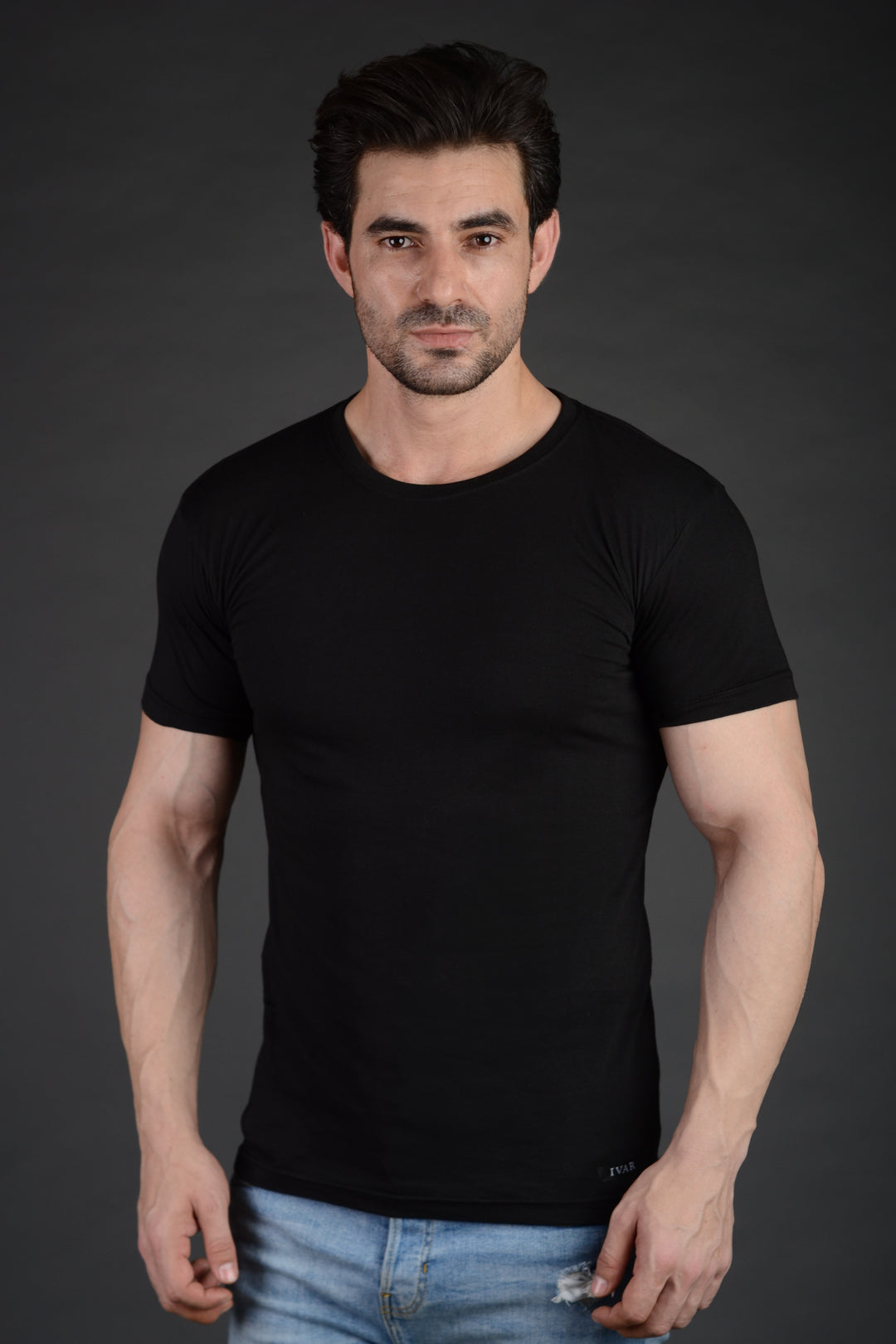 Black Crew Neck inner Vest (Save 10% on Pack of 2)