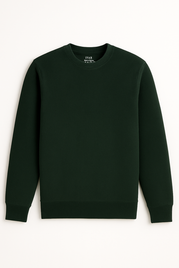 IVAR® Hunter Green Textured Sweatshirt