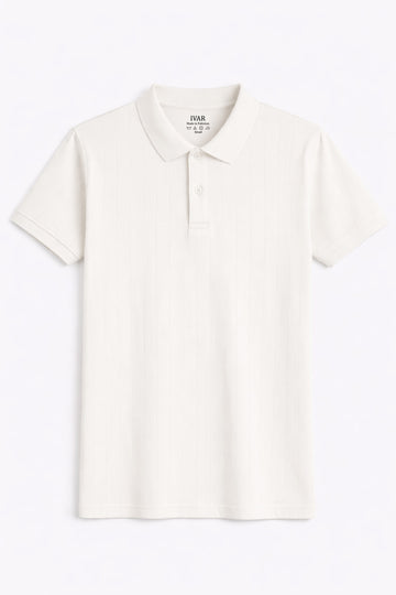 IVAR® White Drop Needle Polo