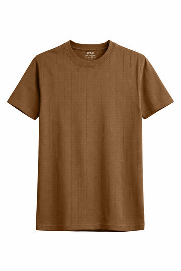 IVAR® Brown Drop Needle Tshirt