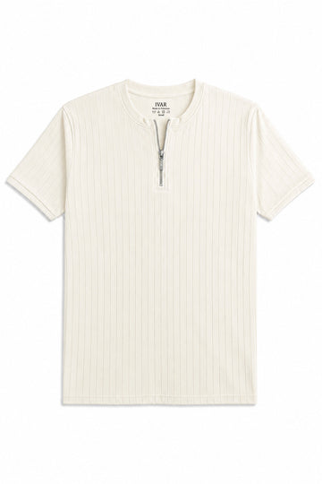 IVAR® Off White Dropneedle Zipper Henly