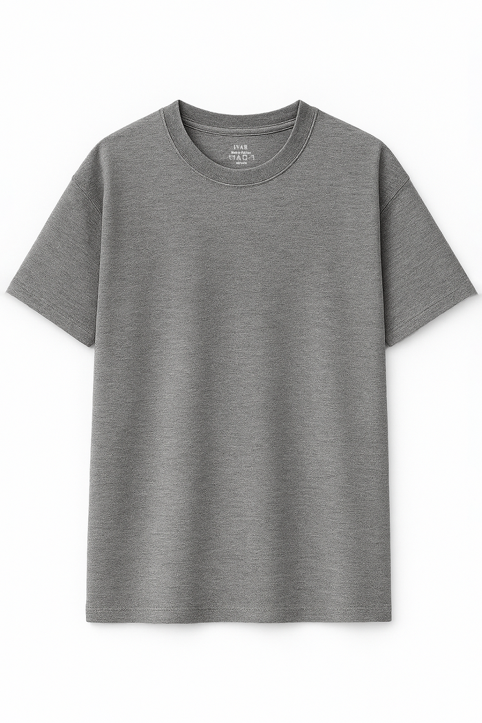 IVAR® Dusty Grey Oversized Tshirt