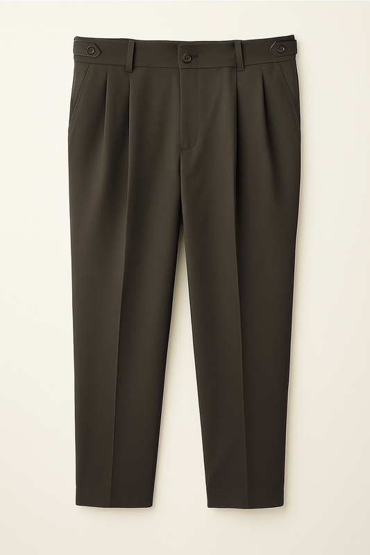 IVAR® Espresso Dusk Adjustable pleated pants