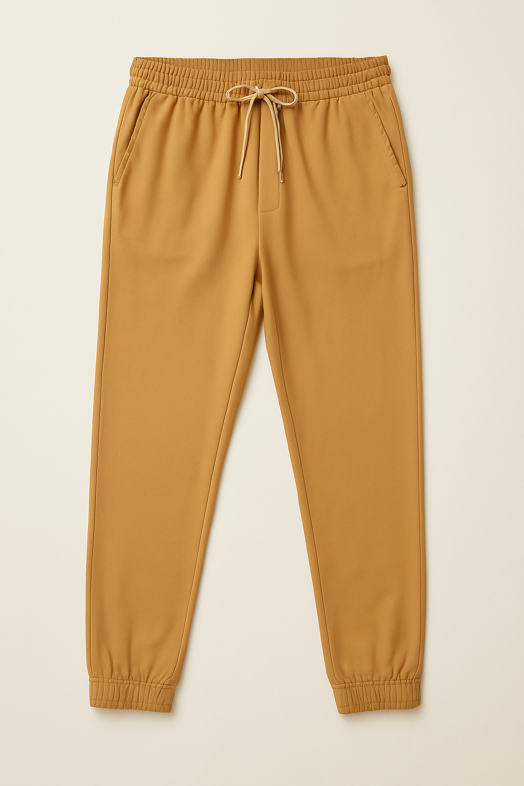 IVAR® Camel Brown Enzyme Wash Chino Joggers