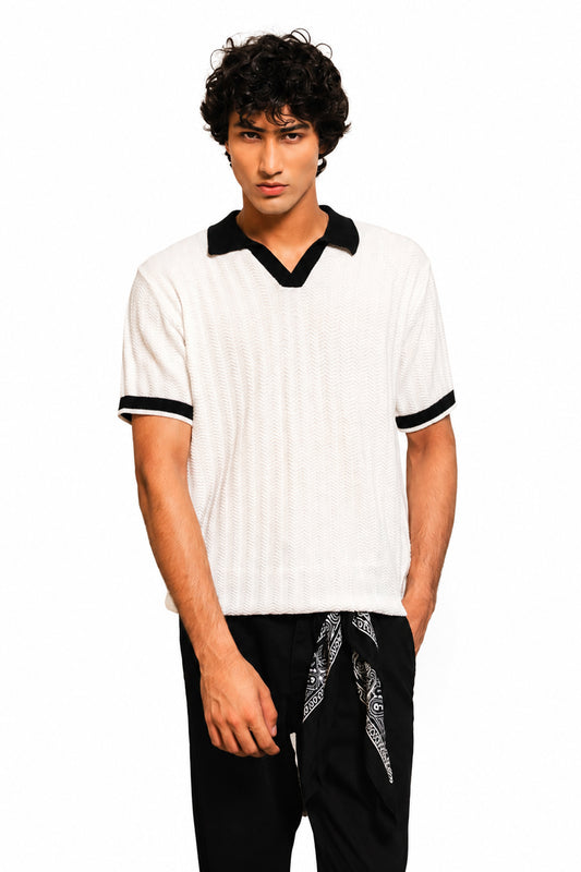 IVAR Tux Flat Knit Polo