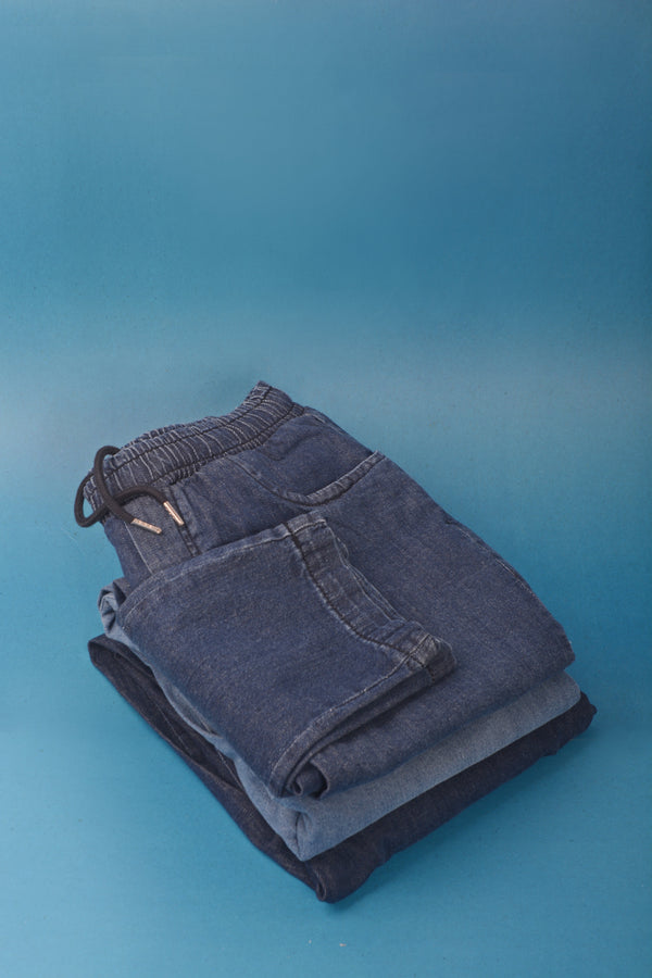 Make your own Pack of 3 IVAR® AO Denim Joggers (Save 12% on this pack)