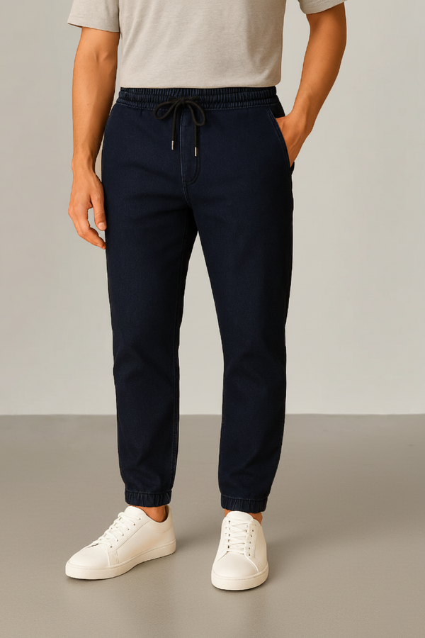 IVAR® AO Dark Blue Denim Joggers