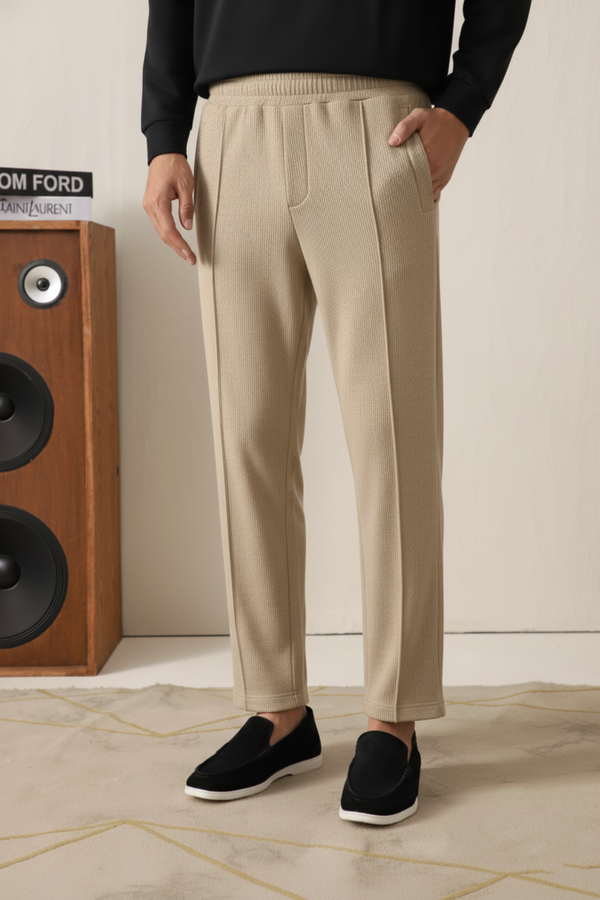 IVAR® Beige Flatback Rib Pant