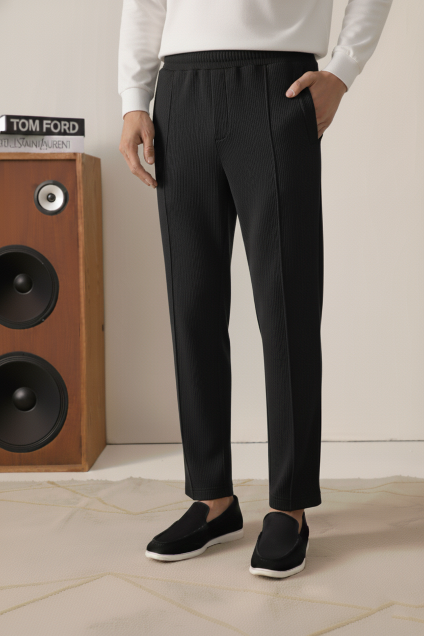 IVAR® Black Flatback Rib Pant