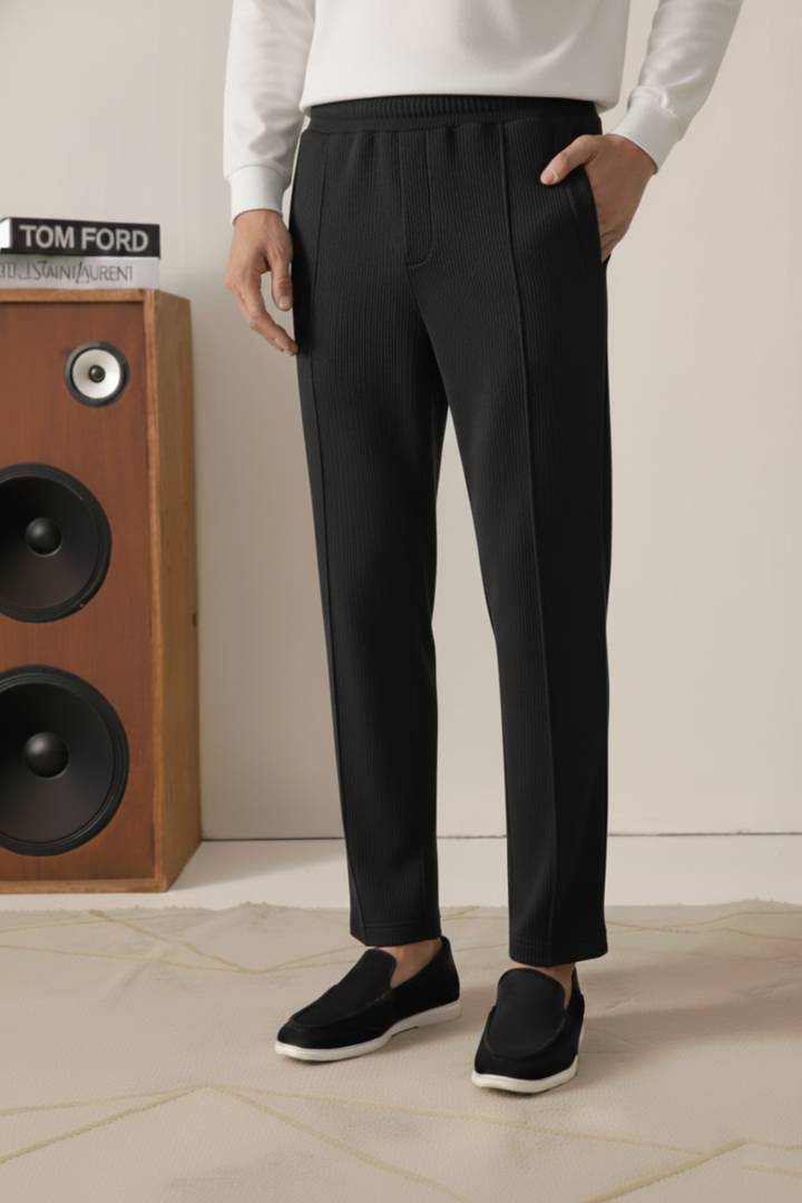 IVAR® Black Flatback Rib Pant