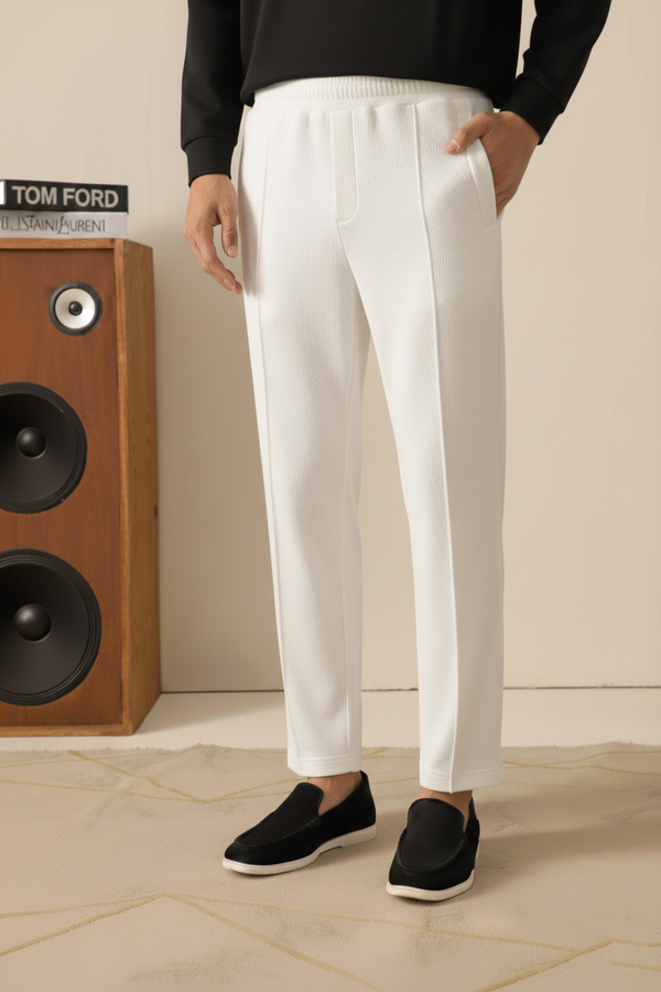 IVAR® Off White Flatback Rib Pant