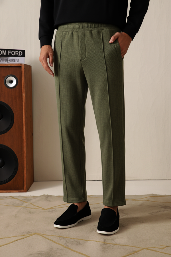 IVAR® Olive Green Flatback Rib Pant