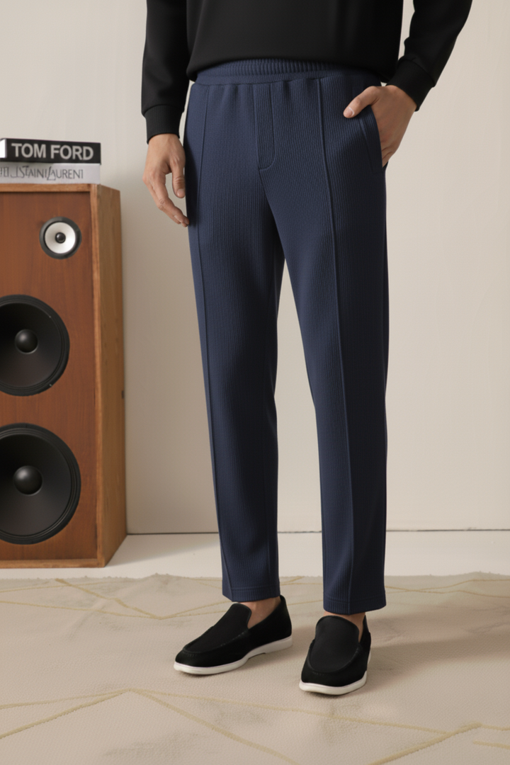 IVAR® Navy Flatback Rib Pant