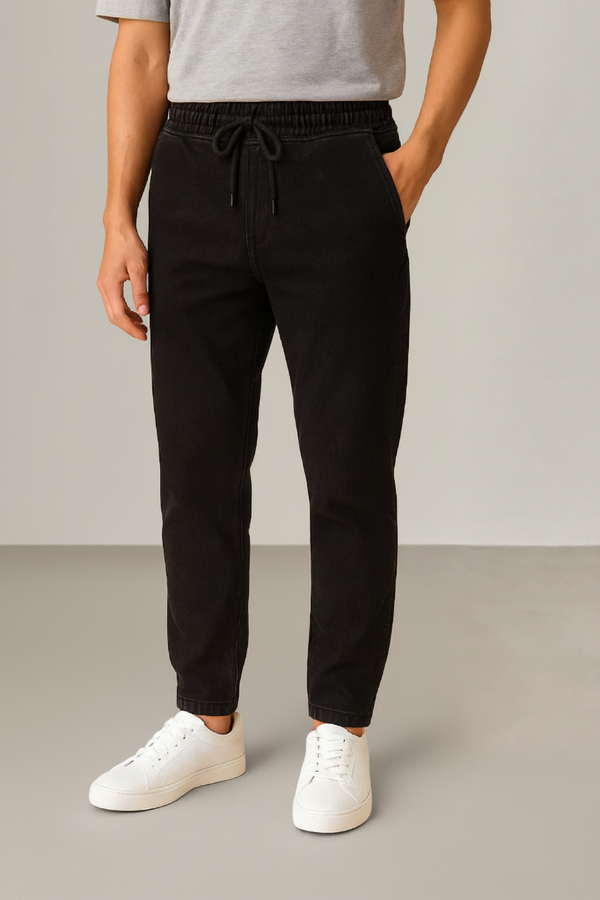 IVAR® AO Black Denim Joggers