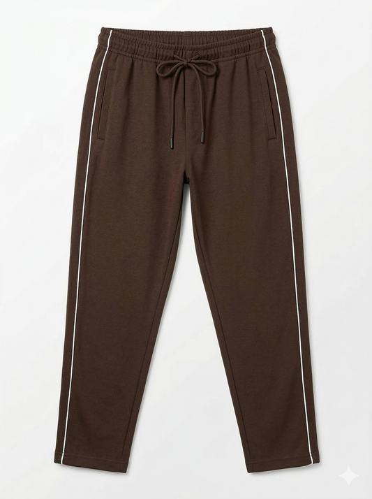 IVAR® Chocolate Brown Stapered Track Pants