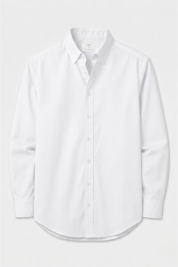 IVAR® Milk White Gentleman Button Down Shirt