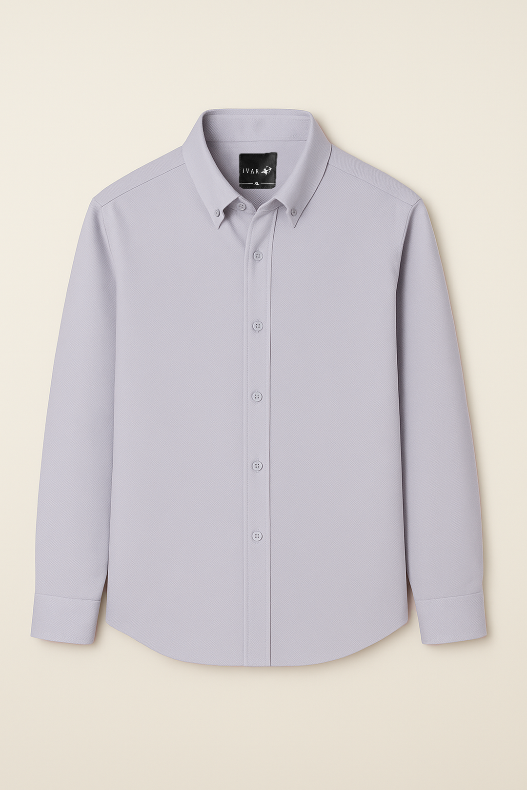 IVAR® Non Iron Glacier Grey Slim Fit Shirt