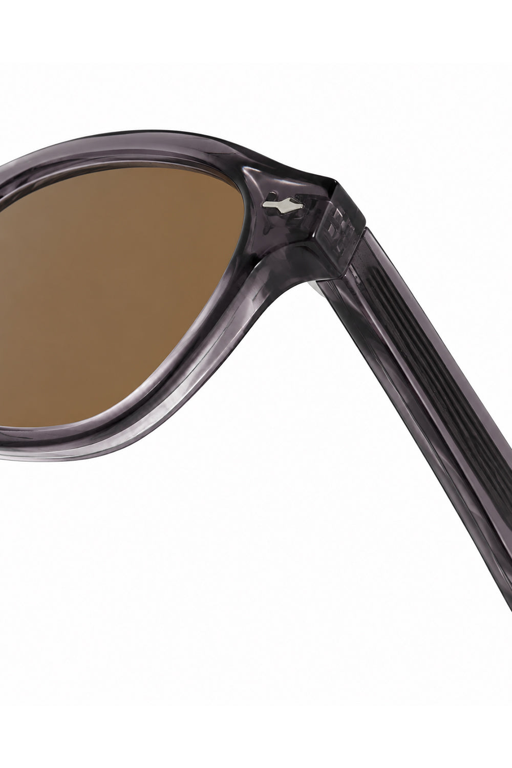 Ivar Graphite Glasses - Close-Up Lens Detail - IVAR Clothing