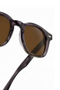 Ivar Graphite Glasses - Angled Detail View - IVAR Clothing