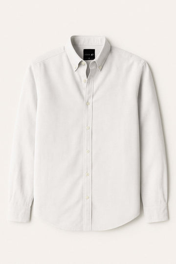 IVAR® Grey n White Slim Stripe Shirt