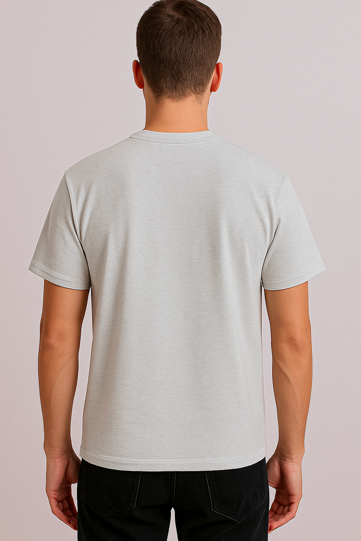 IVAR® Heather White Oversized Tshirt