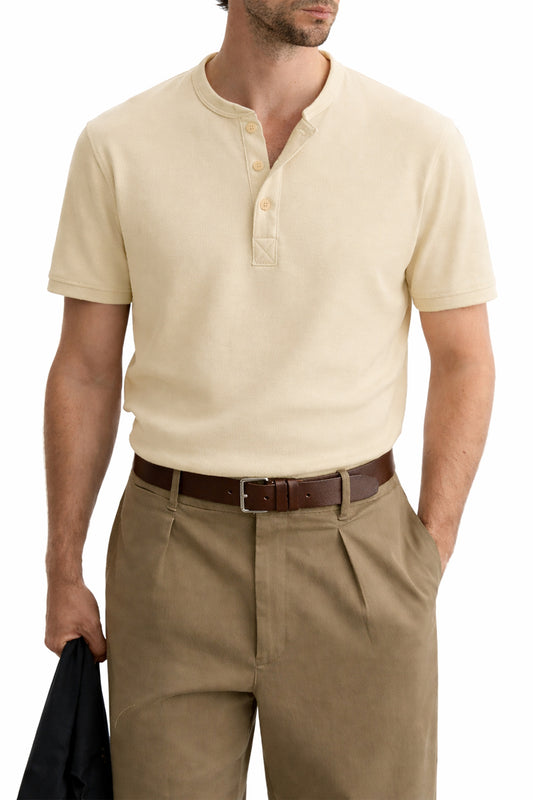 IVAR® Airloop Beige Henley
