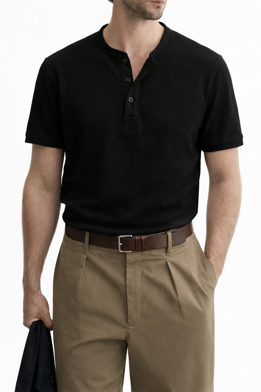 IVAR® Airloop Black Henley