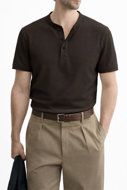 IVAR® Airloop Dark Brown Henley