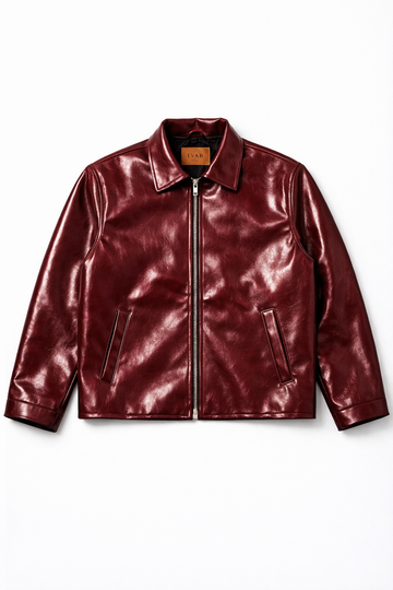 IVAR® Maverick 2.0 Burgundy Leather Jacket