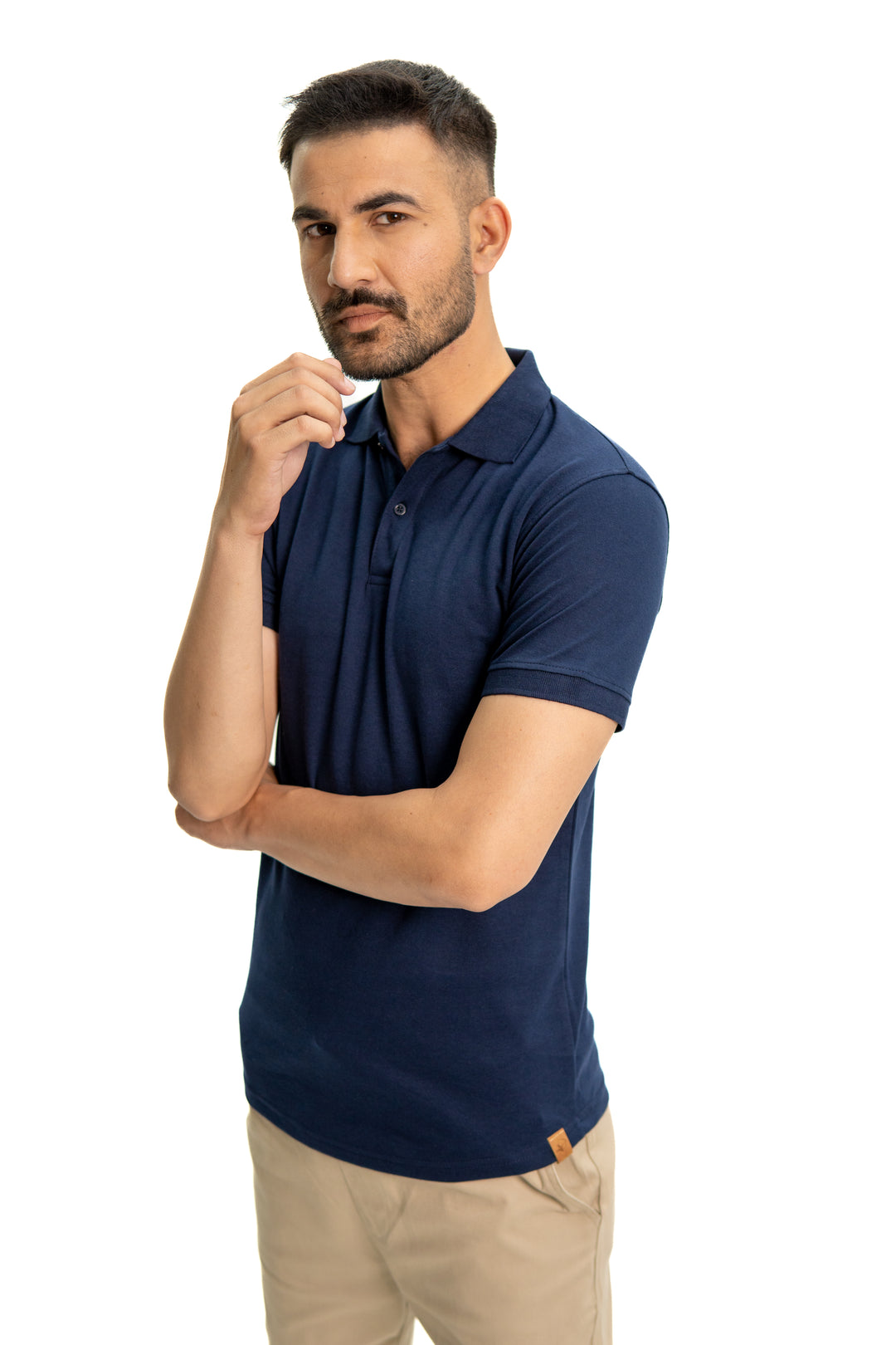 IVAR® Navy Blue Versaknit Polo